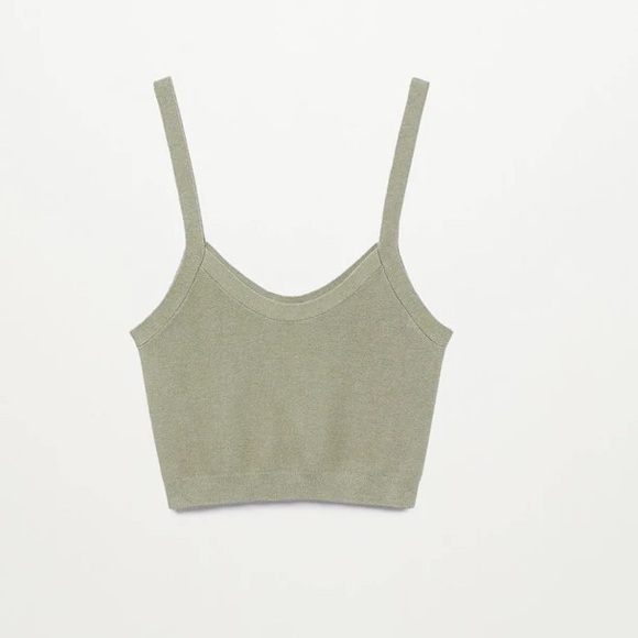 Mango Knitted cropped top - Picture 4 of 5